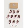 imageLings Moment Boutonniere for Men 10pcs Groomsmen Guest Boutonniere Artificial Flowers for Wedding DcorPromHomecomingetcDeep PurpleRedmarsala  Black Berry