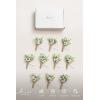 imageLings Moment Boutonniere for Men 10pcs Groomsmen Guest Boutonniere Artificial Flowers for Wedding DcorPromHomecomingetcDeep PurpleWhtbaby Breath  White