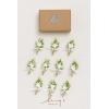 imageLings Moment Boutonniere for Men 10pcs Groomsmen Guest Boutonniere Artificial Flowers for Wedding DcorPromHomecomingetcDeep PurpleWhtwhite  Lily Valley