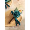 imageLings Moment Boutonniere for Men 2pcs Groom Groomsmen Guest Boutonniere Artificial Flowers for WeddingPromHomecoming etcDeep PurpleOrdark Teal  Burnt Orange