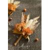 imageLings Moment Boutonniere for Men 2pcs Groom Groomsmen Guest Boutonniere Artificial Flowers for WeddingPromHomecoming etcDeep PurpleOrrust Boho  Terracotta