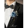 imageLings Moment Boutonniere for Men 6pcs Groom Groomsmen Boutonniere Artificial Flowers for Wedding DecorPromHomecoming etcDeep PurpleBlunavy Blue  Pink