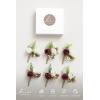 imageLings Moment Boutonniere for Men 6pcs Groom Groomsmen Boutonniere Artificial Flowers for Wedding DecorPromHomecoming etcDeep PurpleBurburgundy  White