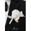 imageLings Moment Boutonniere for Men 6pcs Groom Groomsmen Boutonniere Artificial Flowers for Wedding DecorPromHomecoming etcDeep PurplePkcream  Blush