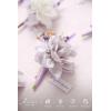imageLings Moment Boutonniere for Men 6pcs Groom Groomsmen Boutonniere Artificial Flowers for Wedding DecorPromHomecoming etcDeep PurplePrplpurple  Lilac Lavender