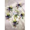 imageLings Moment Boutonniere for Men 6pcs Groom Groomsmen Boutonniere Artificial Flowers for Wedding DecorPromHomecoming etcDeep PurplePrplpurple