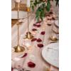imageLings Moment Rose Petals Silk Flower Petals for WeddingAisleFlower Girl BasketsTable Centerpiece DcoretcDeep Purple 200pcsRedburgundy  Gold White