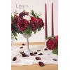 imageLings Moment Rose Petals Silk Flower Petals for WeddingAisleFlower Girl BasketsTable Centerpiece DcoretcDeep Purple 200pcsRedred  Burgundy