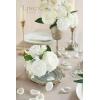 imageLings Moment Rose Petals Silk Flower Petals for WeddingAisleFlower Girl BasketsTable Centerpiece DcoretcDeep Purple 200pcsWhtwhite  Ivory