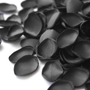 imageLings Moment Rose Petals Silk Flower Petals for WeddingAisleFlower Girl BasketsTable Centerpiece DcoretcDeep Purple 200pcsBlkblack