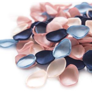 imageLings Moment Rose Petals Silk Flower Petals for WeddingAisleFlower Girl BasketsTable Centerpiece DcoretcDeep Purple 200pcsPkdusty Rose  Navy Blue