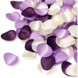 imageLings Moment Rose Petals Silk Flower Petals for WeddingAisleFlower Girl BasketsTable Centerpiece DcoretcDeep Purple 200pcsPrplpurple  Lilac