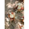imageLings Moment 6pcs Wedding Wrist Corsage Artificial Flowers GirlMother Homecoming Prom Corsages Wristlet Dcor etc Glowing Blush CreamOrboho Dried  Rustic