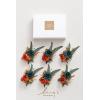 imageLings Moment 6pcs Wedding Wrist Corsage Artificial Flowers GirlMother Homecoming Prom Corsages Wristlet Dcor etc Glowing Blush CreamOrteal Orange  Terracotta