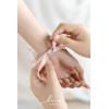 imageLings Moment 6pcs Wedding Wrist Corsage Artificial Flowers GirlMother Homecoming Prom Corsages Wristlet Dcor etc Glowing Blush CreamPkglowing Blush  Cream