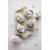 imageLings Moment 6pcs Wedding Wrist Corsage Artificial Flowers GirlMother Homecoming Prom Corsages Wristlet Dcor etc Glowing Blush CreamPrpllilac Lavender  Purple