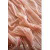 imageLings Moment 14Ft Sunset Terracotta Table Runner Taupe Sheer Chiffon Like Table Runner with Silver Sparkle for Wedding Reception Rustic Boho Wedding Party Bridal Shower Table Setting DecorationsSunset Terracotta