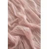 imageLings Moment 14Ft Sunset Terracotta Table Runner Taupe Sheer Chiffon Like Table Runner with Silver Sparkle for Wedding Reception Rustic Boho Wedding Party Bridal Shower Table Setting DecorationsDusty Rose