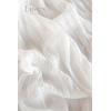 imageLings Moment 14Ft Sunset Terracotta Table Runner Taupe Sheer Chiffon Like Table Runner with Silver Sparkle for Wedding Reception Rustic Boho Wedding Party Bridal Shower Table Setting DecorationsBrilliant White
