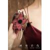 imageLings Moment 2pcs Prom WristShoulder Corsage Artificial Flower GirlMother HomecomingWedding Corsage Wristlet Dcor etc Deep PurpleBlkblack  Gothic Burgundy