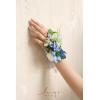 imageLings Moment 2pcs Prom WristShoulder Corsage Artificial Flower GirlMother HomecomingWedding Corsage Wristlet Dcor etc Deep PurpleBlublue  Berry
