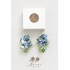 imageLings Moment 2pcs Prom WristShoulder Corsage Artificial Flower GirlMother HomecomingWedding Corsage Wristlet Dcor etc Deep PurpleBlublue  Berry