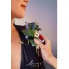 imageLings Moment 2pcs Prom WristShoulder Corsage Artificial Flower GirlMother HomecomingWedding Corsage Wristlet Dcor etc Deep PurpleBlunavy Blue  Burgundy