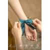 imageLings Moment 2pcs Prom WristShoulder Corsage Artificial Flower GirlMother HomecomingWedding Corsage Wristlet Dcor etc Deep PurpleOrdark Teal  Orange