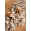 imageLings Moment 2pcs Prom WristShoulder Corsage Artificial Flower GirlMother HomecomingWedding Corsage Wristlet Dcor etc Deep PurpleOrrustic Boho  Sola Wood