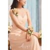 imageLings Moment 2pcs Prom WristShoulder Corsage Artificial Flower GirlMother HomecomingWedding Corsage Wristlet Dcor etc Deep PurpleOryellow Orange  Peach