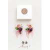 imageLings Moment 2pcs Prom WristShoulder Corsage Artificial Flower GirlMother HomecomingWedding Corsage Wristlet Dcor etc Deep PurplePkcinnamon  Pink