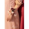 imageLings Moment 2pcs Prom WristShoulder Corsage Artificial Flower GirlMother HomecomingWedding Corsage Wristlet Dcor etc Deep PurplePkcinnamon  Pink