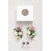 imageLings Moment 2pcs Prom WristShoulder Corsage Artificial Flower GirlMother HomecomingWedding Corsage Wristlet Dcor etc Deep PurplePkdusty Rose  Cream