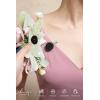 imageLings Moment 2pcs Prom WristShoulder Corsage Artificial Flower GirlMother HomecomingWedding Corsage Wristlet Dcor etc Deep PurplePkdusty Rose  Navy