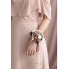 imageLings Moment 2pcs Prom WristShoulder Corsage Artificial Flower GirlMother HomecomingWedding Corsage Wristlet Dcor etc Deep PurplePkdusty Rose  Ranunculus