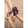 imageLings Moment 2pcs Prom WristShoulder Corsage Artificial Flower GirlMother HomecomingWedding Corsage Wristlet Dcor etc Deep PurplePrpldeep Purple