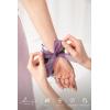imageLings Moment 2pcs Prom WristShoulder Corsage Artificial Flower GirlMother HomecomingWedding Corsage Wristlet Dcor etc Deep PurplePrplpurple