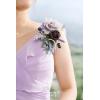 imageLings Moment 2pcs Prom WristShoulder Corsage Artificial Flower GirlMother HomecomingWedding Corsage Wristlet Dcor etc Deep PurplePrplpurple Lavender  Lilac