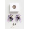 imageLings Moment 2pcs Prom WristShoulder Corsage Artificial Flower GirlMother HomecomingWedding Corsage Wristlet Dcor etc Deep PurplePrplpurple Lavender  Lilac