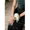 imageLings Moment 2pcs Prom WristShoulder Corsage Artificial Flower GirlMother HomecomingWedding Corsage Wristlet Dcor etc Deep PurpleWhtwhite  Lily Valley