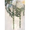 imageLings Moment 9FT Flower Garland for Backdrop Decorations  Wedding Arch Flowers Eucalyptus ampamp Rose Artificial Floral Garland for Mantle  Sweetheart Table Decor for Beach Reception PurpleWhtsage Green