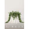 imageLings Moment 9FT Flower Garland for Backdrop Decorations  Wedding Arch Flowers Eucalyptus ampamp Rose Artificial Floral Garland for Mantle  Sweetheart Table Decor for Beach Reception PurpleGrnsage Green