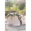 imageLings Moment 9FT Flower Garland for Backdrop Decorations  Wedding Arch Flowers Eucalyptus ampamp Rose Artificial Floral Garland for Mantle  Sweetheart Table Decor for Beach Reception PurplePkdusty Rose  Cream