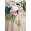 imageLings Moment 9FT Flower Garland for Backdrop Decorations  Wedding Arch Flowers Eucalyptus ampamp Rose Artificial Floral Garland for Mantle  Sweetheart Table Decor for Beach Reception PurplePkdusty Rose Navy