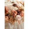 imageLings Moment 9FT Flower Garland for Backdrop Decorations  Wedding Arch Flowers Eucalyptus ampamp Rose Artificial Floral Garland for Mantle  Sweetheart Table Decor for Beach Reception PurpleOrrust  Sepia