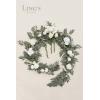 imageLings Moment 9FT Flower Garland for Backdrop Decorations  Wedding Arch Flowers Eucalyptus ampamp Rose Artificial Floral Garland for Mantle  Sweetheart Table Decor for Beach Reception PurpleWhtsage Green