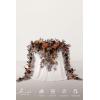 imageLings Moment 9FT Flower Garland for Backdrop Decorations  Wedding Arch Flowers Eucalyptus ampamp Rose Artificial Floral Garland for Mantle  Sweetheart Table Decor for Beach Reception PurpleOrhalloween Black  Orange