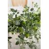 imageLings Moment 9FT Flower Garland for Backdrop Decorations  Wedding Arch Flowers Eucalyptus ampamp Rose Artificial Floral Garland for Mantle  Sweetheart Table Decor for Beach Reception PurpleGrnsage Green