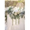 imageLings Moment 9FT Flower Garland for Backdrop Decorations  Wedding Arch Flowers Eucalyptus ampamp Rose Artificial Floral Garland for Mantle  Sweetheart Table Decor for Beach Reception PurpleWhtsage Green