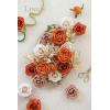 imageLings Moment Artificial Flowers Fake Roses Faux Peony Foam Gardenia Combo for DIY Wedding Bouquets Centerpieces Arrangements Bridal Shower Party Home Decorations Lavender ampamp Purple 24pcsOrorange  Dusty Rose